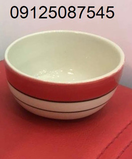 کاسه ماست دوریکا طرح قرمز مشکی