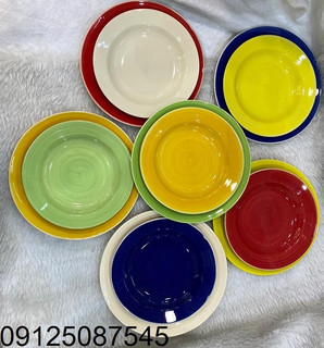 بشقاب خورشتخوری رنگی دوریکا طرح تکرنگ