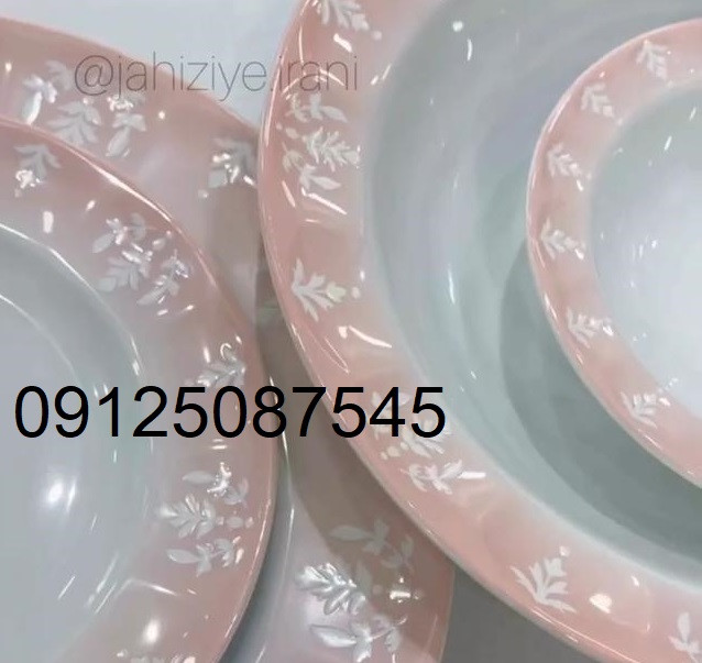 سرویس غذاخوری مدل اُ آسیس 29 پارچه چینی زرین ایران سری نئوکلاسیک