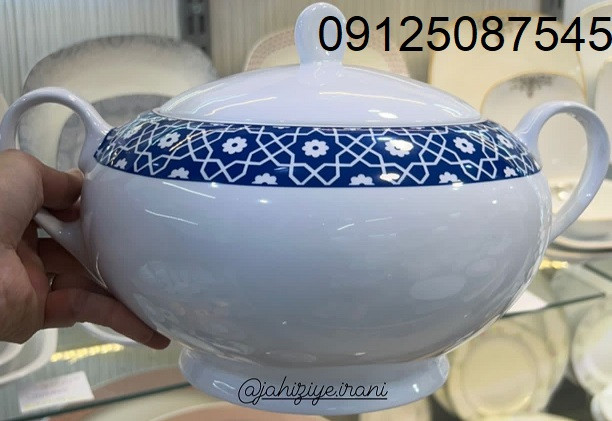 سوپخوری دردار چینی زرین مدل ایتالیااف میبد