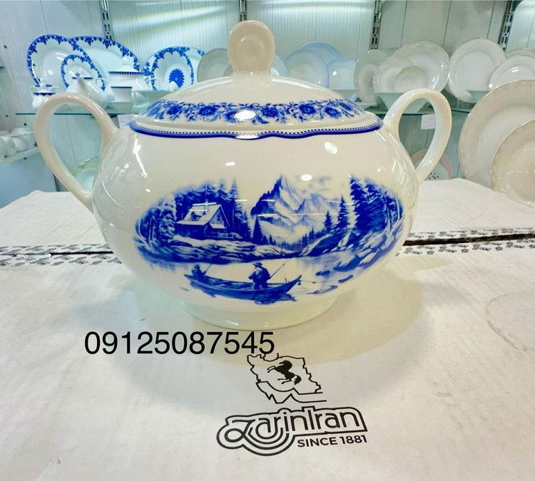 سوپخوری دردار چینی زرین مدل ایتالیااف طرح جدید سن پترزبورگ
