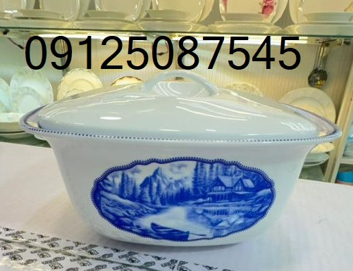 سوپخوری دردار چینی زرین مدل کواترو طرح جدید سن پترزبورگ