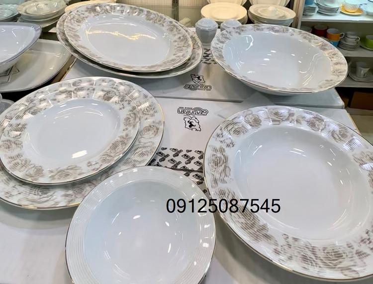 سرویس غذاخوری مدل پرنسا 29 پارچه چینی زرین ایران سری نئوکلاسیک