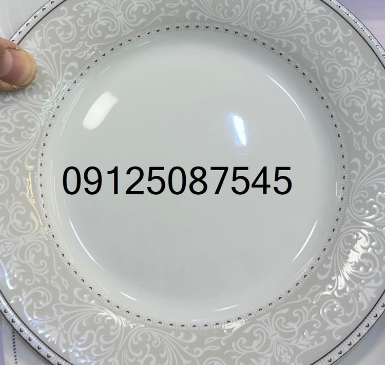 سرویس 12 نفره کامل 108 پارچه چینی زرین پیکره شهرزاد مدل ورونا طوسی