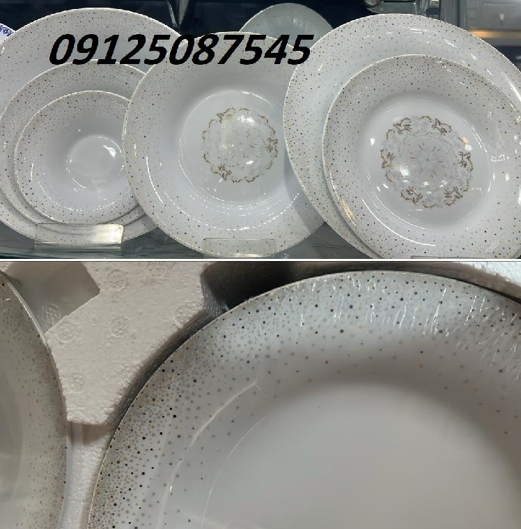 سرویس 6 نفره مدل گلدن گلکسی جدید 35پارچه چینی زرین پیکره شهرزاد