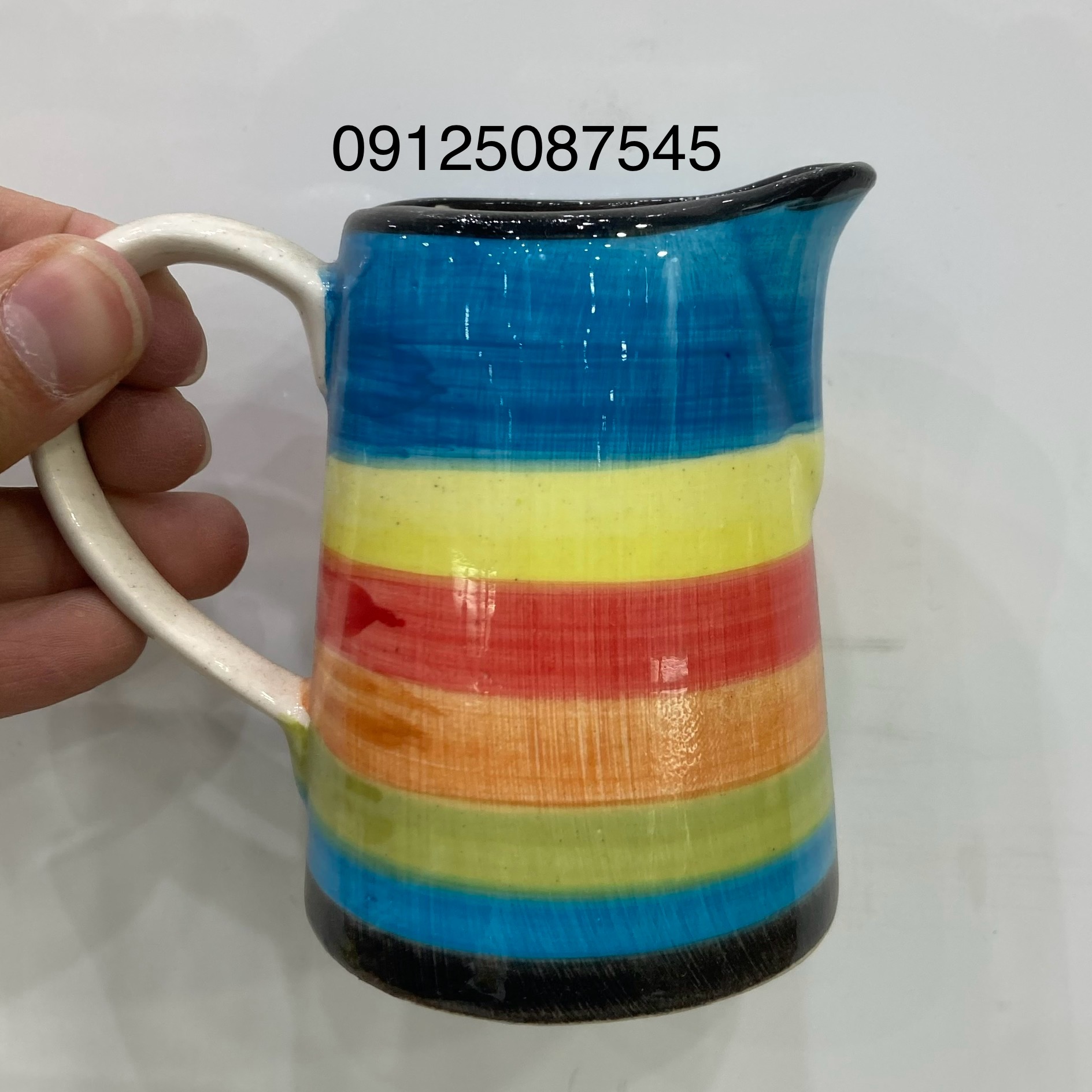 سسریز شکرریز سرامیک میبد یزد طرح رنگین کمان