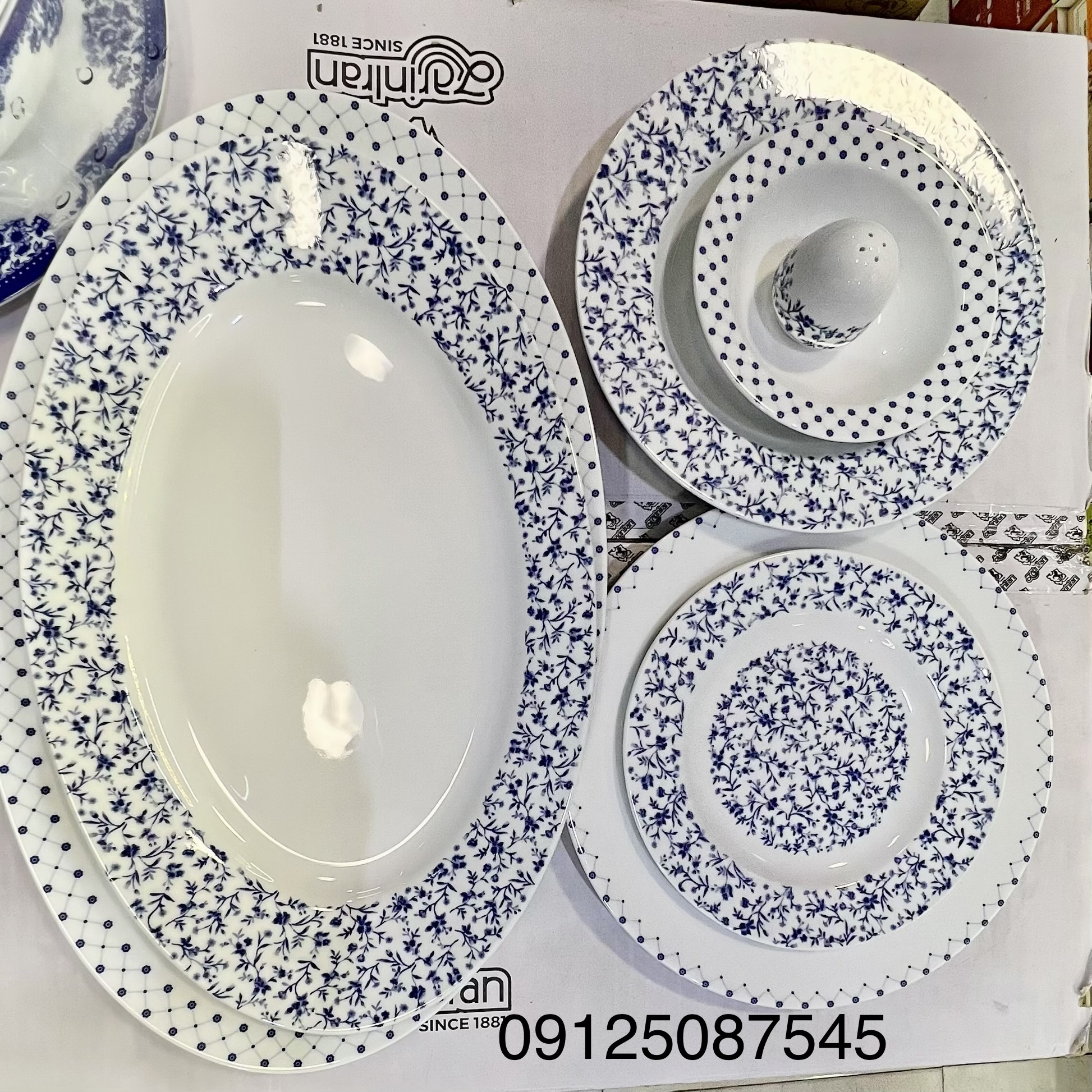 سرویس غذاخوری 28 پارچه طرح جدید ورنیکا چینی زرین ایران مدل ایتالیا اف