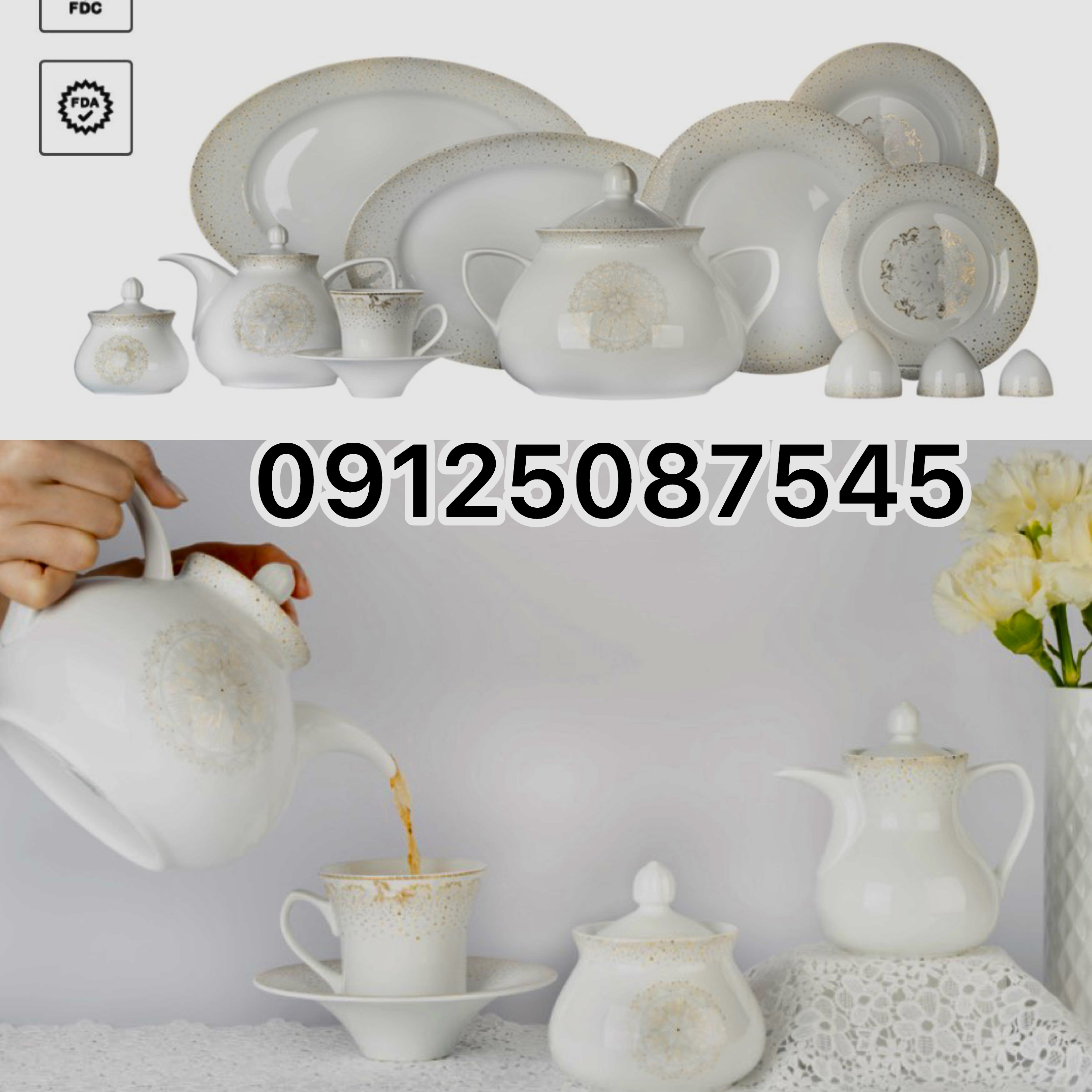 سرویس 108 پارچه گلدن گلکسی چینی زرین پیکره شهرزاد