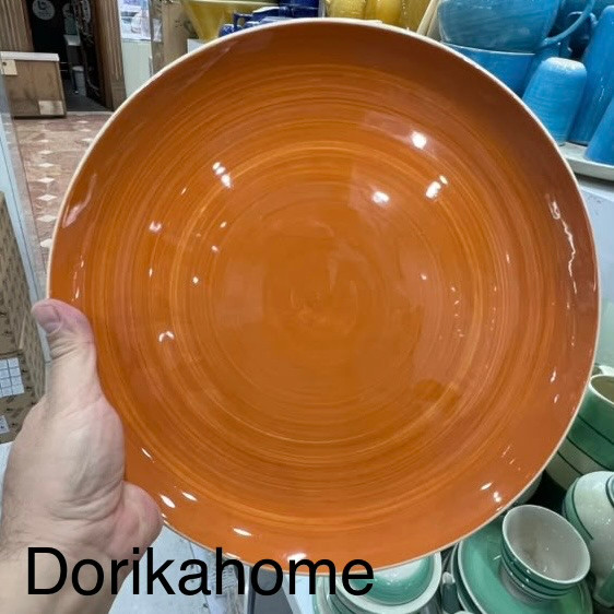 دیس گرد رنگی دوریکا طرح تکرنگ