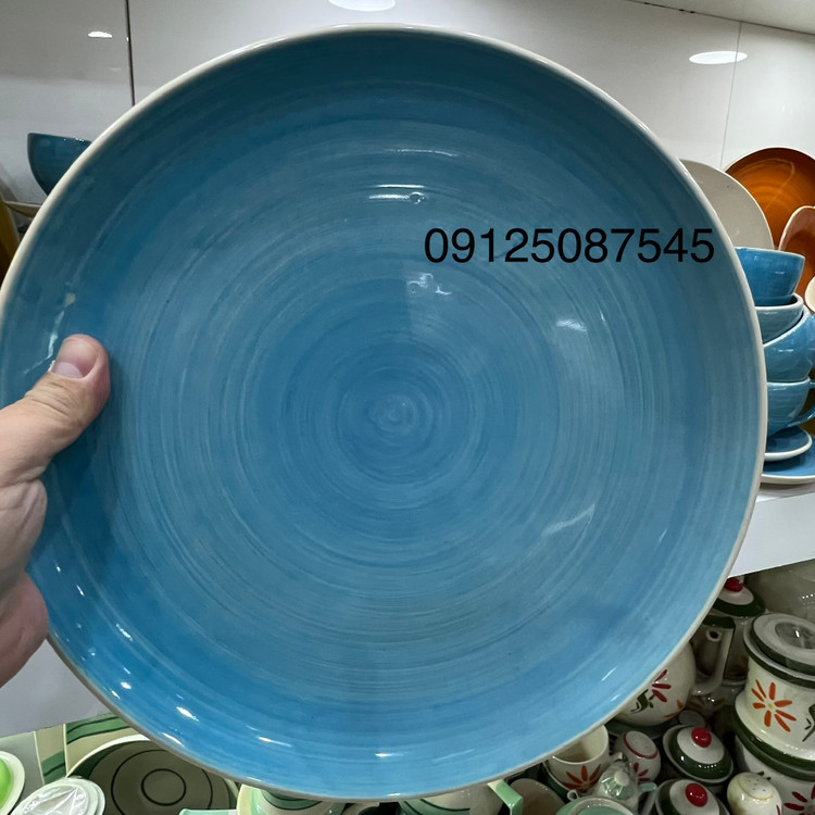 دیس گرد رنگی دوریکا طرح تکرنگ