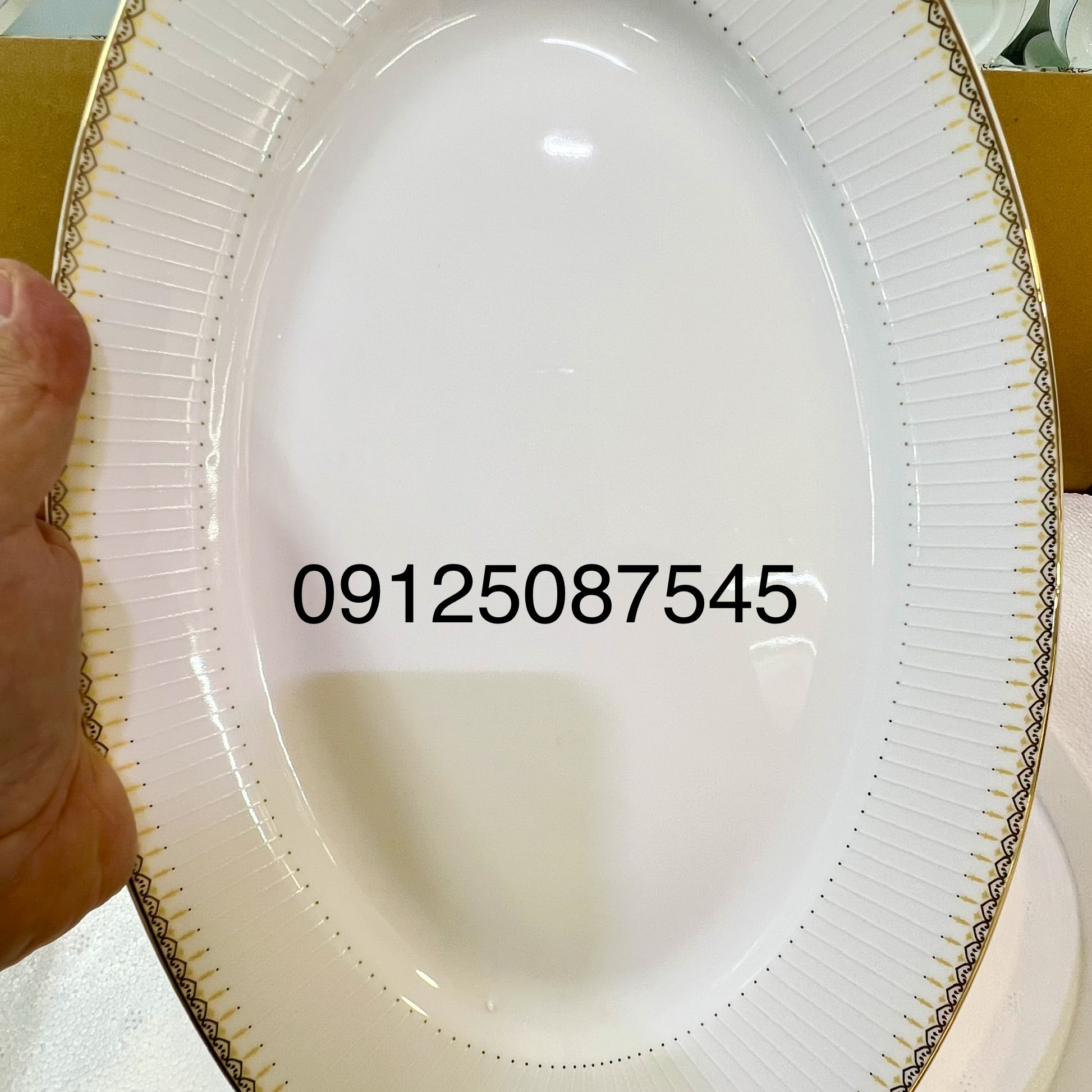 سرویس غذاخوری ۲۸ پارچه سپندار طرح جدید چینی زرین ایران پیکره ایتالیا اف