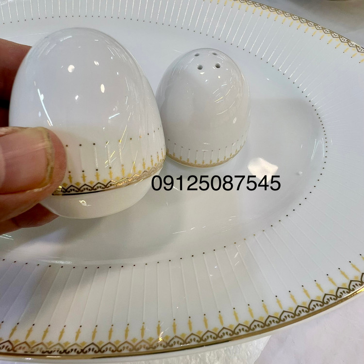 سرویس غذاخوری ۲۸ پارچه سپندار طرح جدید چینی زرین ایران پیکره ایتالیا اف